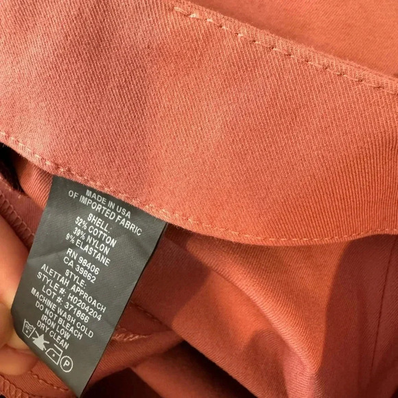 THEORY EUC Alettah Approach Crop Pants Ankle Zip Stretch 6 - Picture 12 of 12